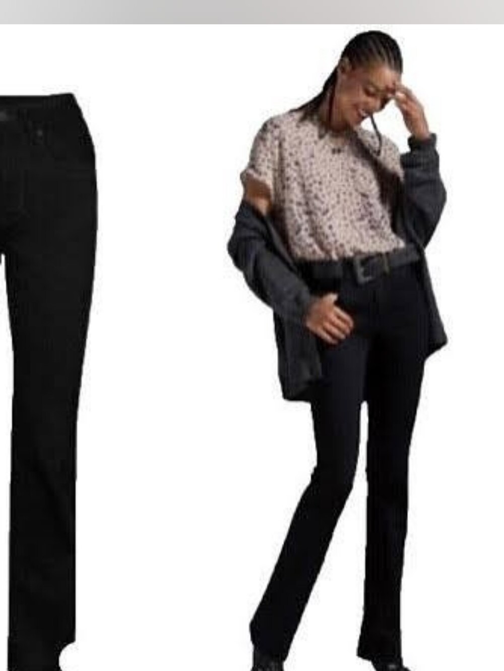 Cabi NWT Style #3044 Black Pitch Super Skinny Ankle Jeans sz 10